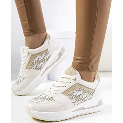 Buty sportowe damskie Gemre sneakersy sznurowane płaskie  - zdjęcie produktu