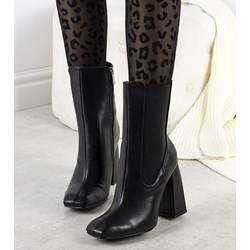 Gemre botki na zamek na obcasie  - zdjęcie produktu