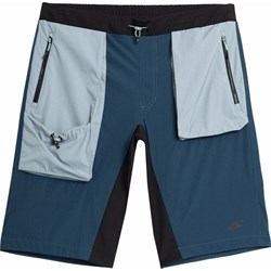 Spodenki męskie niebieskie 4F w sportowym stylu  - zdjęcie produktu