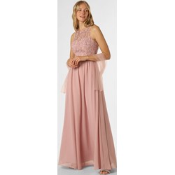 Sukienka Laona różowa bez rękawów rozkloszowana wieczorowa  - zdjęcie produktu