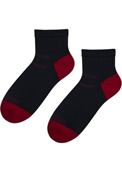 skarpetki z wełny merynos do trekkingu czarno-czerwone Regina Socks Estera Shop - kod rabatowy