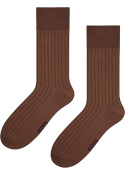 Skarpety z egipskiej bawełny mako złocisty brąz Regina Socks Estera Shop - kod rabatowy