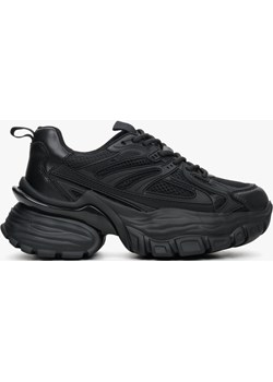 Czarne sneakersy damskie na platformie ES 8 ER00112598 Es 8 Estro - kod rabatowy