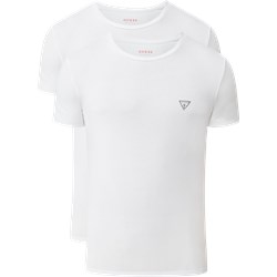 T-shirt męski Guess biały z krótkim rękawem  - zdjęcie produktu