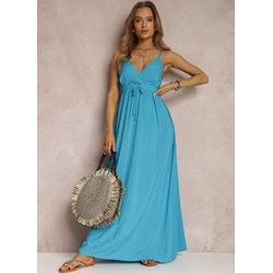 Sukienka Renee z dekoltem w serek na lato z wiskozy  - zdjęcie produktu