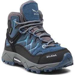 Granatowe buty trekkingowe dziecięce SALEWA gore-tex  - zdjęcie produktu