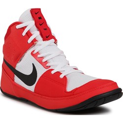 Buty sportowe męskie czerwone wiązane  - zdjęcie produktu