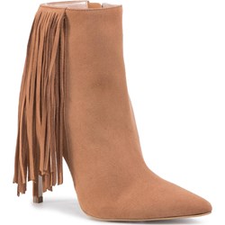 Botki Eva Minge eleganckie bez wzorów  - zdjęcie produktu