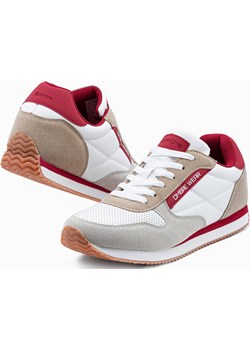 Buty męskie sportowe T310 - beżowe Ombre   - kod rabatowy
