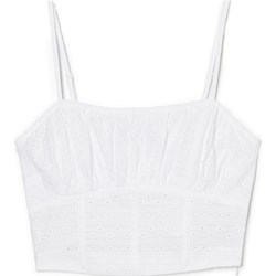 Biała bluzka damska Cropp z tkaniny  - zdjęcie produktu