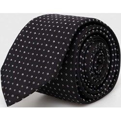 Krawat czarny Hugo Boss  - zdjęcie produktu