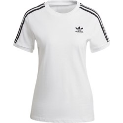 Adidas bluzka damska w sportowym stylu z krótkim rękawem z okrągłym dekoltem  - zdjęcie produktu