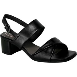 Sandały damskie Tamaris czarne skórzane letnie  - zdjęcie produktu