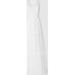 Sukienka Luxuar Fashion w serek w stylu boho na ślub cywilny na ramiączkach maxi  - zdjęcie produktu