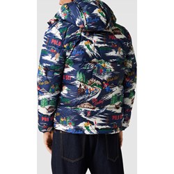 Kurtka męska Polo Ralph Lauren wielokolorowa młodzieżowa na zimę w nadruki  - zdjęcie produktu