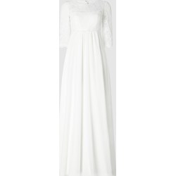 Biała sukienka ciążowa Luxuar Fashion elegancka na wiosnę  - zdjęcie produktu