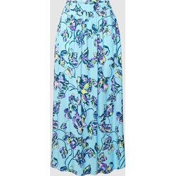 Spódnica niebieska Yas casual z wiskozy  - zdjęcie produktu