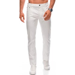 Spodnie męskie białe Edoti  - zdjęcie produktu
