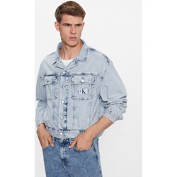 Calvin Klein kurtka męska młodzieżowa niebieska  - zdjęcie produktu