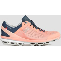 Buty sportowe damskie różowe On Running na wiosnę sznurowane  - zdjęcie produktu