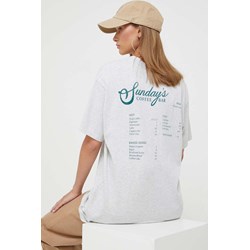 Bluzka damska Abercrombie & Fitch casualowa z krótkimi rękawami z okrągłym dekoltem  - zdjęcie produktu