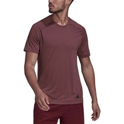T-shirt męski Adidas z wiskozy w sportowym stylu  - zdjęcie produktu
