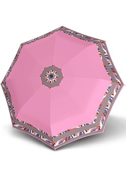 Parasol damski Doppler Fiber Flex Chess, różowy z filtrem UV Doppler ParasoleDlaCiebie.pl - kod rabatowy