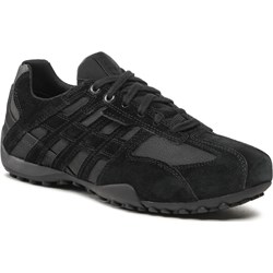 Buty sportowe męskie Geox czarne sznurowane  - zdjęcie produktu