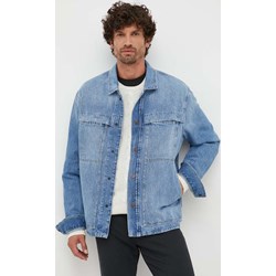 Kurtka męska Pepe Jeans niebieska casual  - zdjęcie produktu