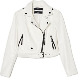 Biała kurtka damska Cropp krótka bez kaptura  - zdjęcie produktu