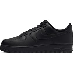Nike buty sportowe męskie air force czarne jesienne sznurowane  - zdjęcie produktu