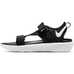 Sandały damskie Nike płaskie czarne na lato  - zdjęcie produktu