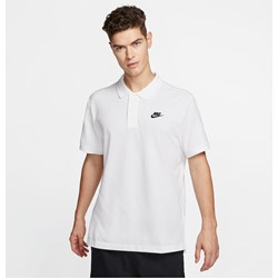 Biały t-shirt męski Nike z krótkim rękawem  - zdjęcie produktu