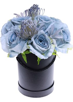 Flower box- niebieskie róże na prezent /FL23 S245/ Pantofelek24 Pantofelek24.pl Jacek Włodarczyk promocyjna cena - kod rabatowy