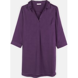 Bluzka damska fioletowa Gate z długim rękawem z wiskozy  - zdjęcie produktu