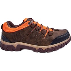 Pg3 buty trekkingowe męskie brązowe z tworzywa sztucznego sportowe  - zdjęcie produktu