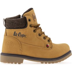 Buty zimowe dziecięce Lee Cooper brązowe sznurowane  - zdjęcie produktu