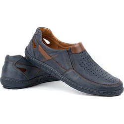 Mokasyny męskie Buty Olivier skórzane  - zdjęcie produktu