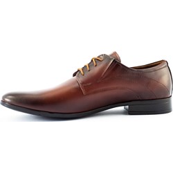 Buty eleganckie męskie Olivier jesienne wiązane  - zdjęcie produktu