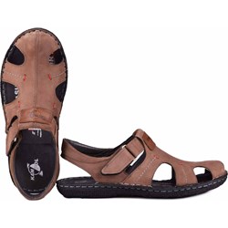 Sandały męskie casualowe skórzane  - zdjęcie produktu