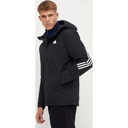 Czarna kurtka męska Adidas sportowa  - zdjęcie produktu
