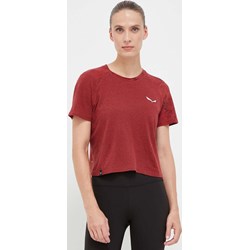 Bluzka damska SALEWA z okrągłym dekoltem z krótkim rękawem  - zdjęcie produktu