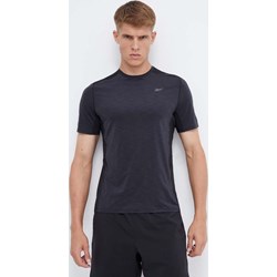 T-shirt męski Reebok czarny z krótkim rękawem  - zdjęcie produktu