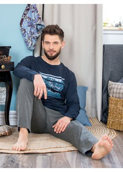 Klasyczna piżama męska, wykonana z miękkiej i trwałej dzianiny - M Key PH KEY Sp. z o.o.  - kod rabatowy