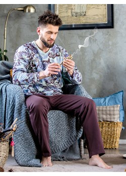 Jesienn męska piżama o klasyczej formie - M Key PH KEY Sp. z o.o.  - kod rabatowy