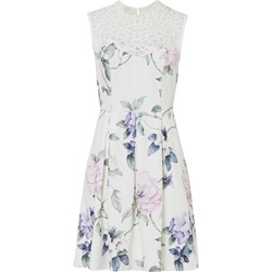 Sukienka Bonprix casual wielokolorowa w kwiaty mini  - zdjęcie produktu
