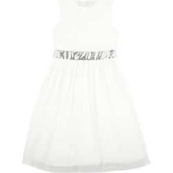 Biała sukienka dziewczęca Bonprix z postaciami z bajek  - zdjęcie produktu