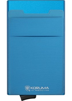 Metalowe etui na karty z ochroną kart zbliżeniowych RFID (Niebieski) Koruma Koruma ID Protection - kod rabatowy