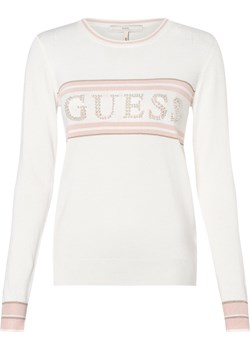 GUESS Sweter damski Kobiety écru jednolity Guess vangraaf - kod rabatowy