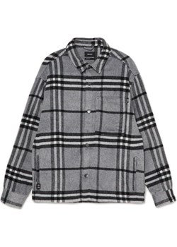 Cropp - Szara koszula wierzchnia w kratę - czarny Cropp Cropp - kod rabatowy